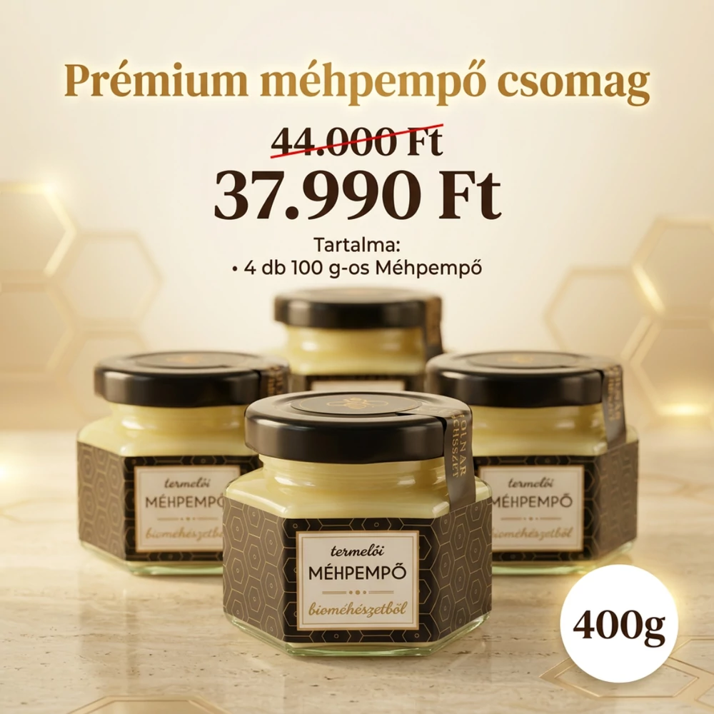 Prémium méhpempő csomag 4 × 100 g