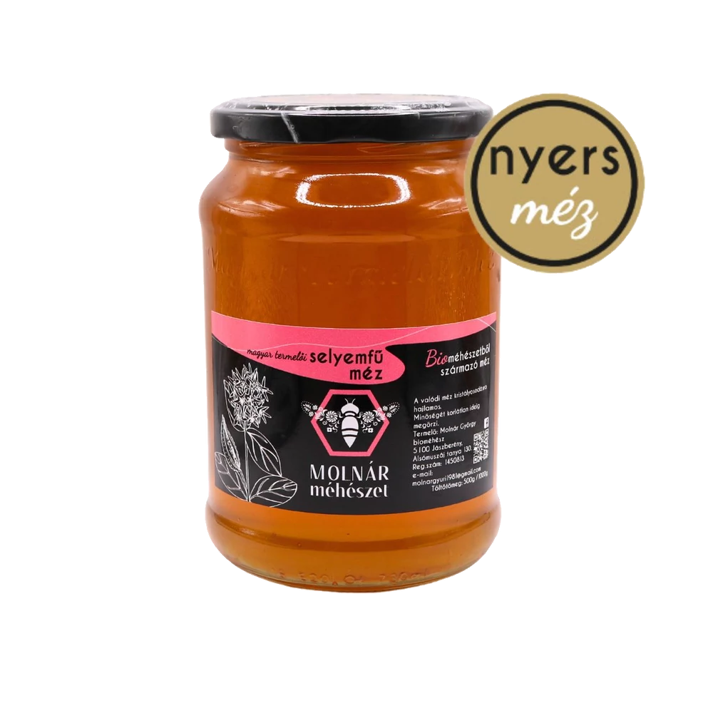 Selyemfű nyers méz 1000g